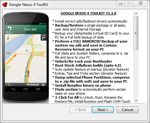 Root Nexus 4 Toolkit Download