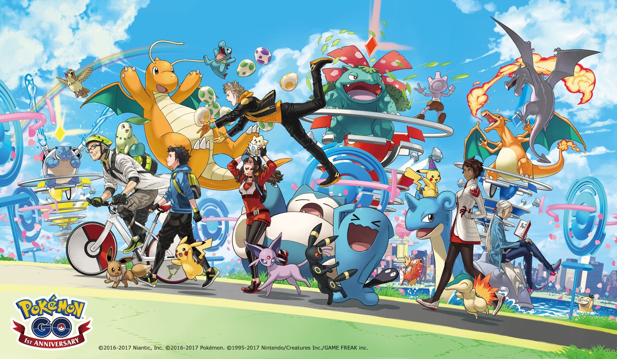 Pokémon Go Herzlichen Glückwunsch zum ersten Geburtstag